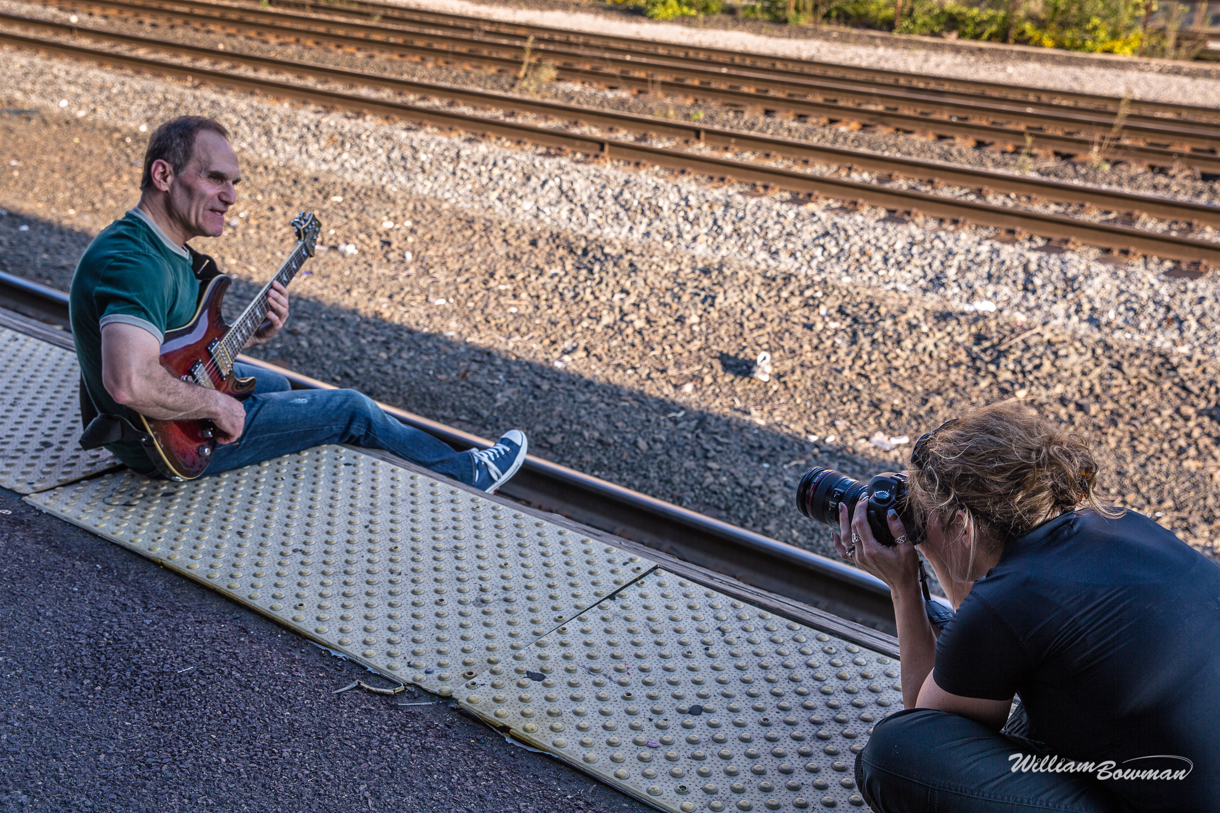 photography at railroad tracks